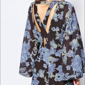 Melrose Printed Maxi Dress by Free People size 4